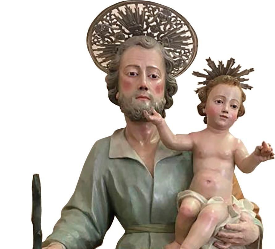 La statua di San Giuseppe torna a Marzano