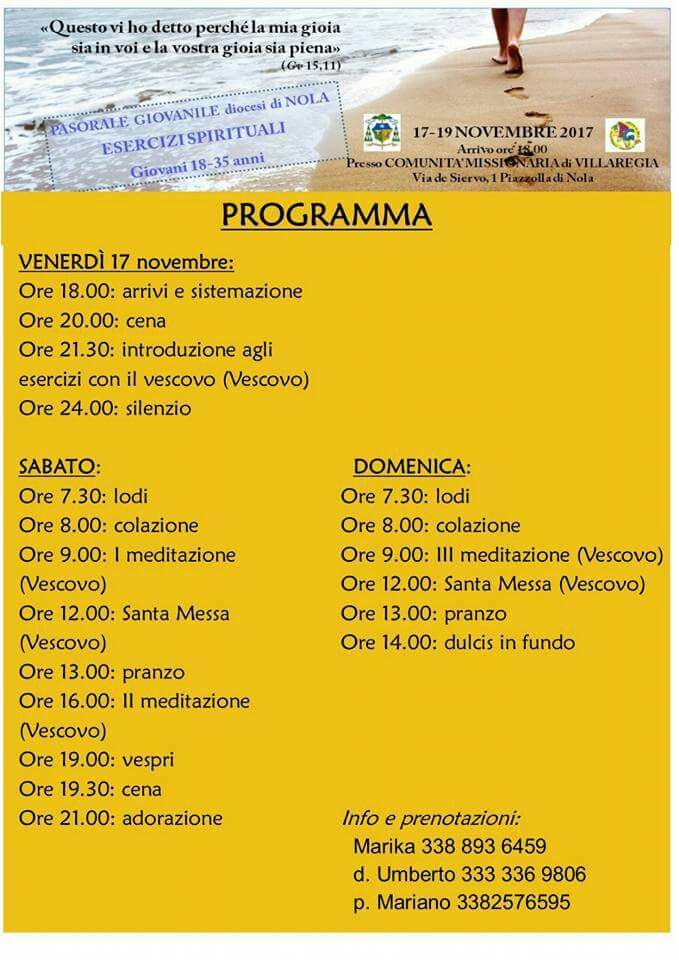 Programma e Prenotazioni
