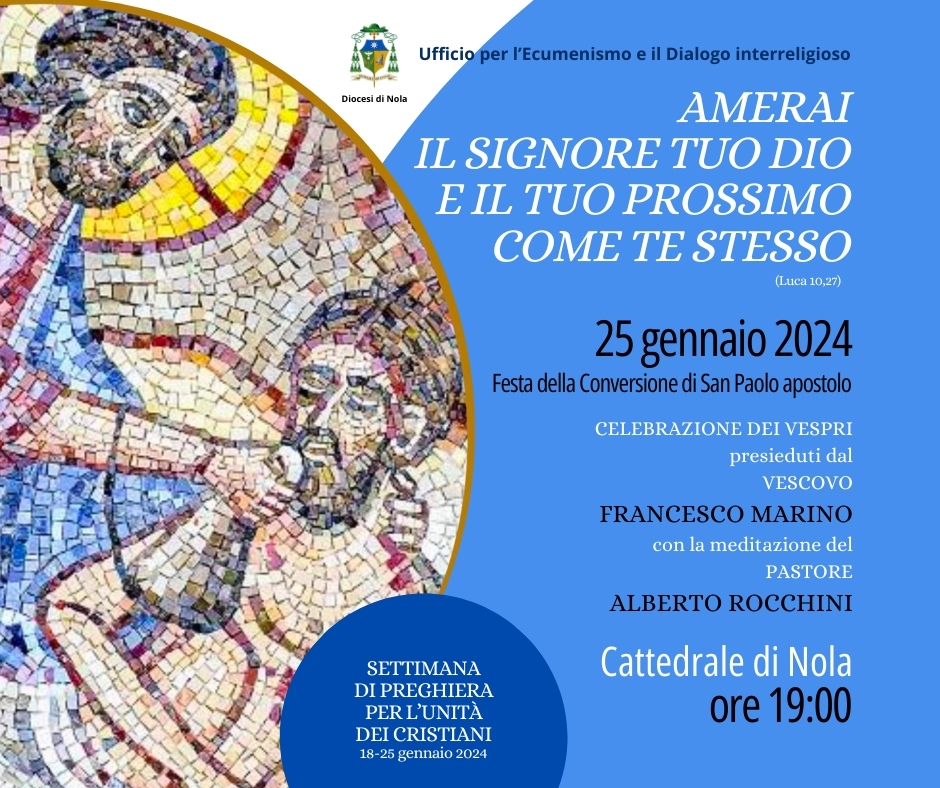 La Cattedrale di Nola ospita la preghiera per l'unità dei cristiani