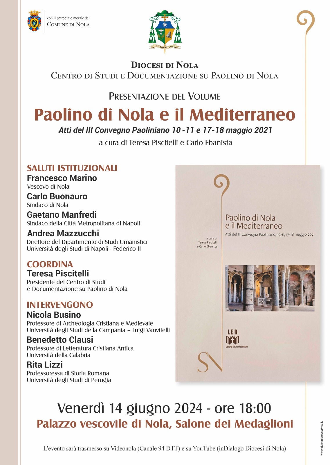 Presentazione atti del III Convegno paoliniano a Nola