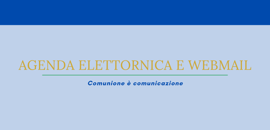 Agenda Elettronica e Webmail