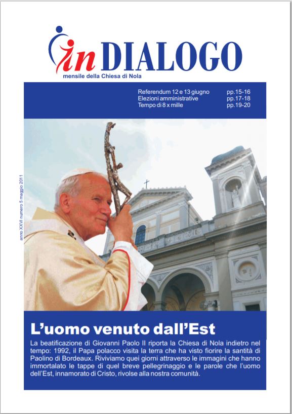 inDialogo di Maggio 2011 dedicato al ventennale della visita