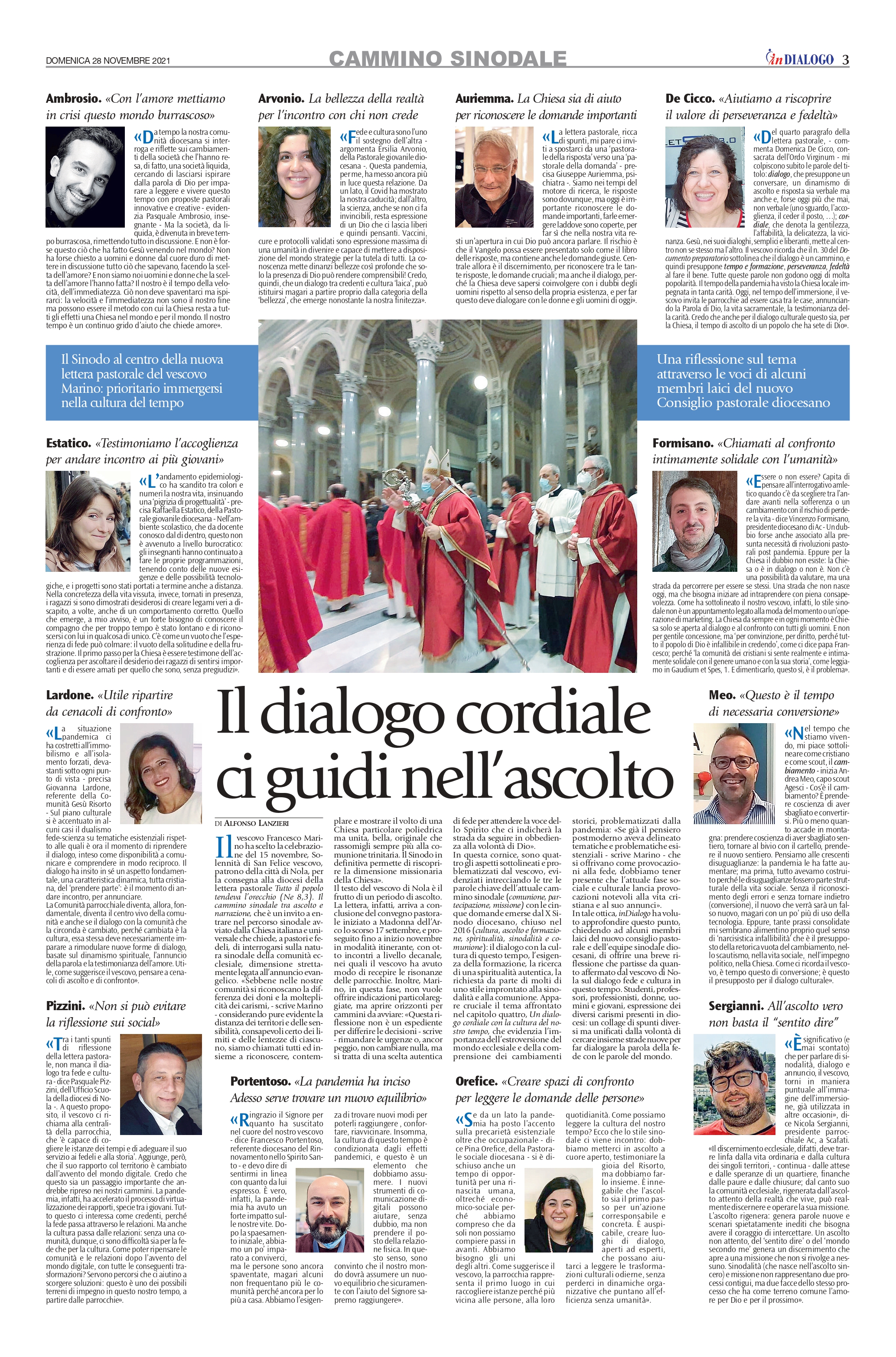 Sinodo: la riflessione dei laici in Consiglio pastorale diocesano