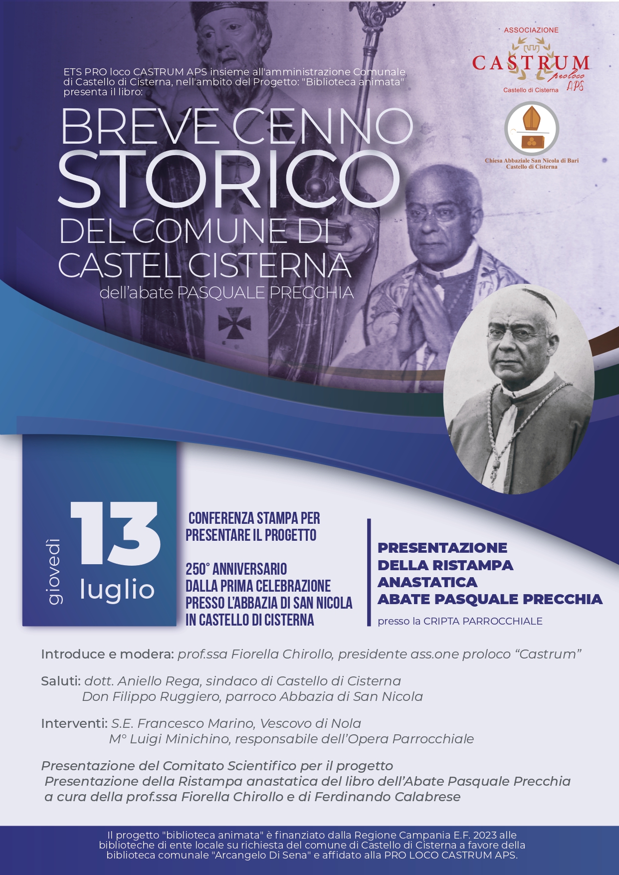 Presentazione festeggiamenti Catello di Cisterna