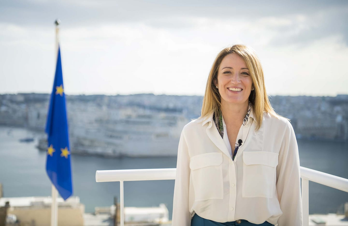 Parlamento europeo: la presidente Metsola in vista al Sud Italia