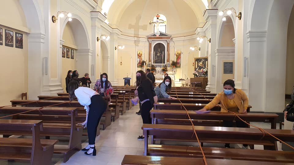 sanificazione chiesa santa maria della pietà