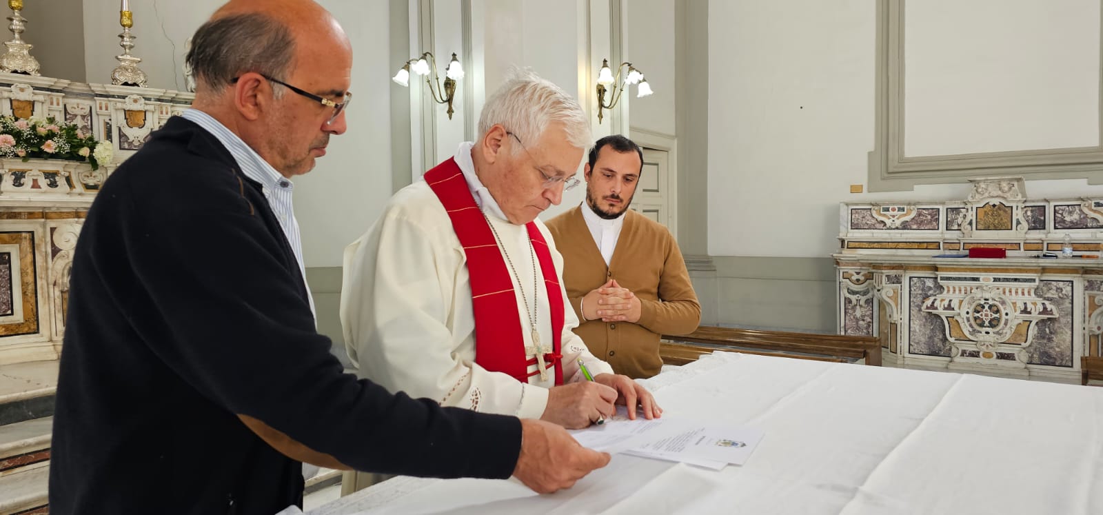 La professione di fede di Mario Casillo prossimo diacono a Nola