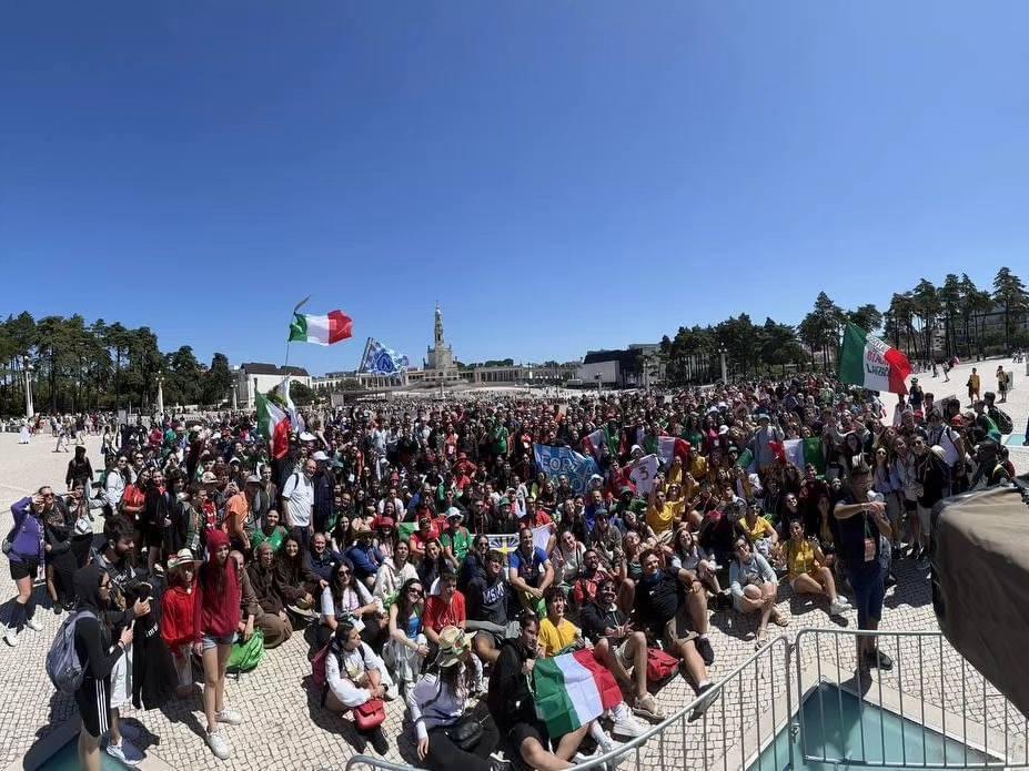 I giovani campani a Fatima