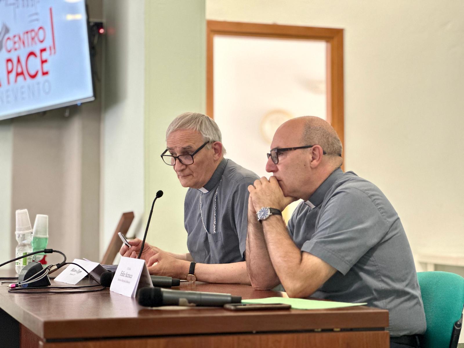 Il cardinale Zuppi, presidente Cei, a Benevento