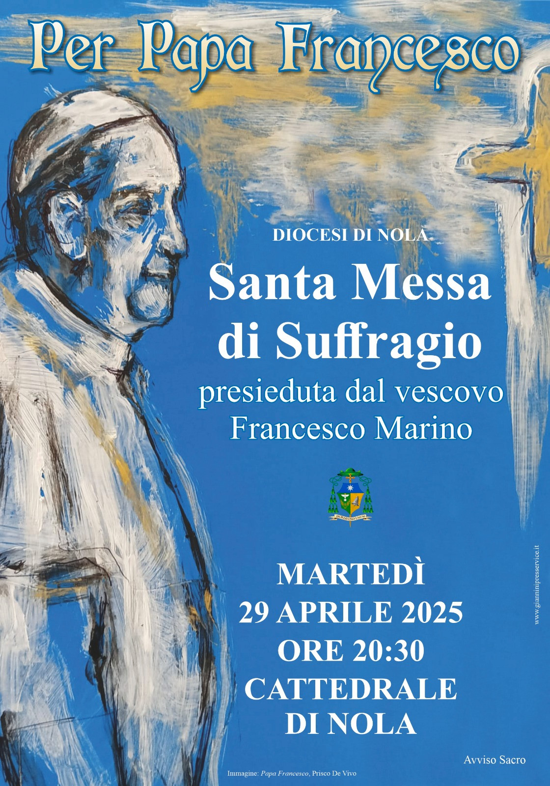 Messa in suffragio di Papa Francesco