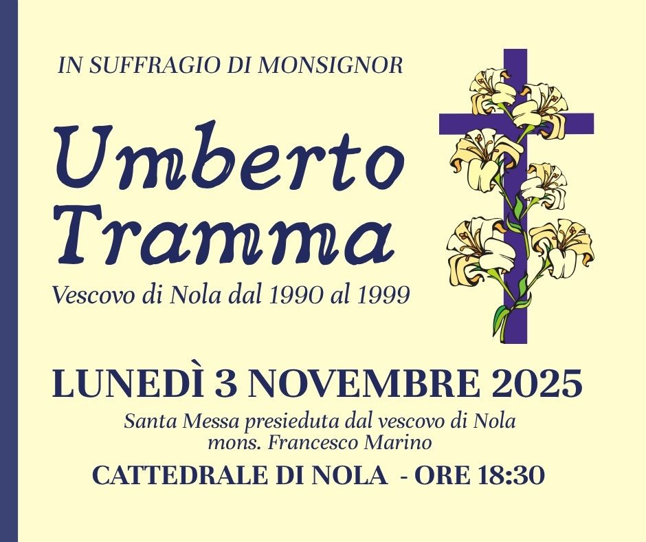 Messa in suffragio di monsignor Umberto Tramma