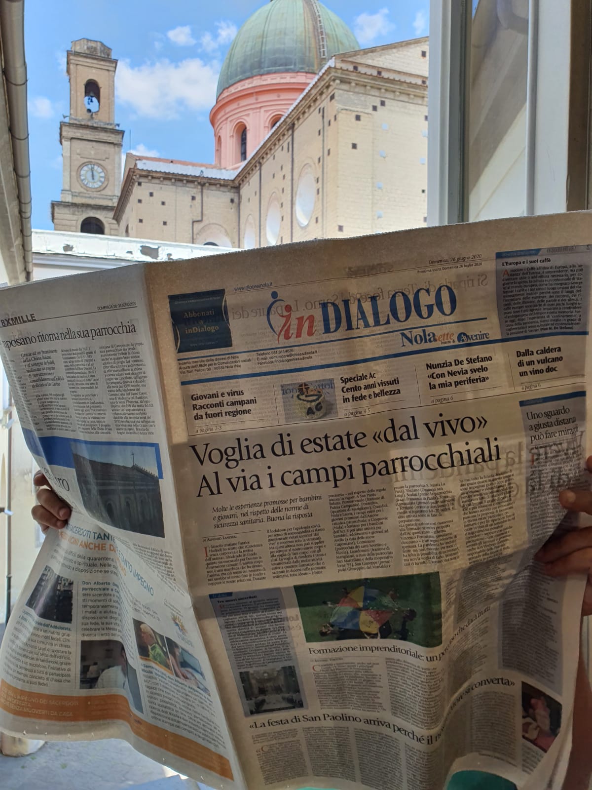 Domani in edicola e in parrocchia il numero di luglio di inDialogo