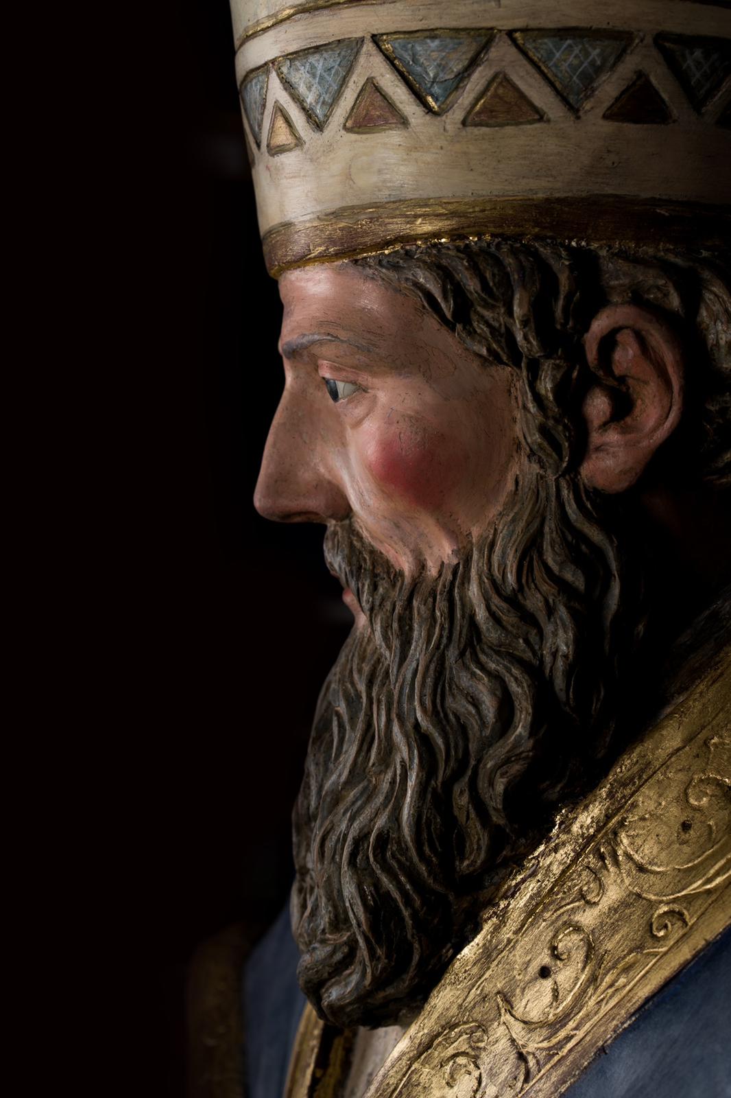 A Casamarciano presentazione del restauro della statua lignea del Santo patrono Clemente