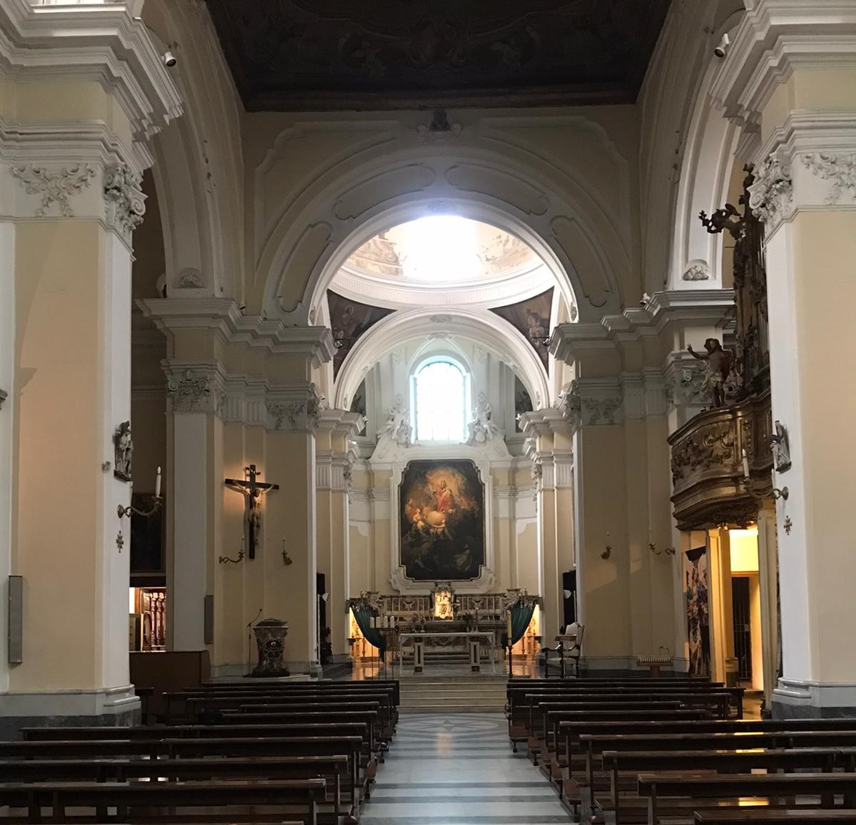 A Marigliano torna a splendere la pala d'altare di Tramontano